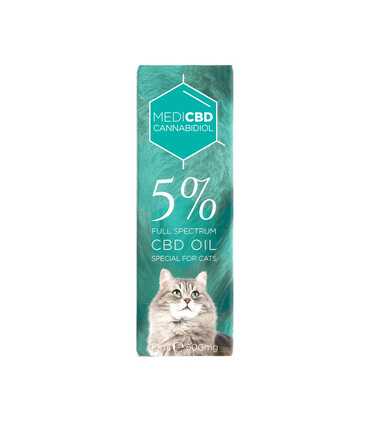 Huile de CBD 5% pour chat saveur Saumon 10 ml