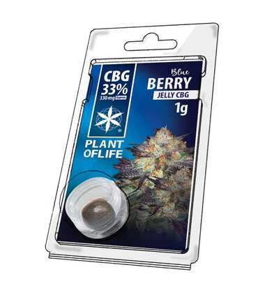 Résine JELLY AU CBG 33% Blueberry 1g