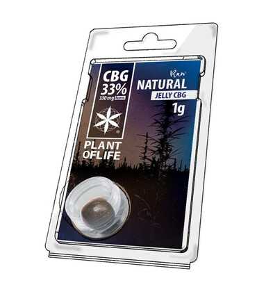 Résine JELLY AU CBG 33% Raw Natural 1g
