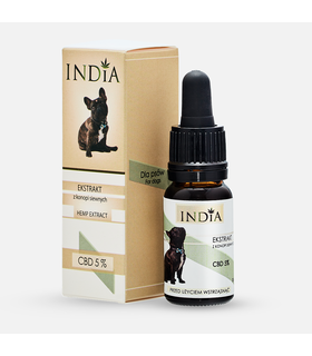 Huile de CBD 5% pour chiens India