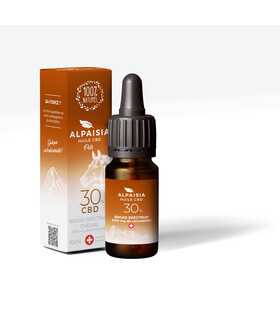 Huile de CBD Pets 30% Alpaisia pour Cheval - Foin Carotte