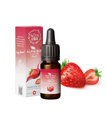 Huile de CBD Fraise des Bois 40% Alpaisia